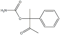 Carbamic acid, ester with 3-hydroxy-3-phenyl-2-butanone (7CI) Structure