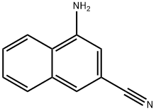 2-Naphthalenecarbonitrile,4-amino-(9CI) Struktur