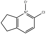 2-chloro-6,7-dihydro-5H-cyclopenta[b]pyridine1-oxide Struktur