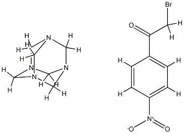 Α-溴代-4-硝基苯乙酮六次甲基四胺,91147-75-0,结构式