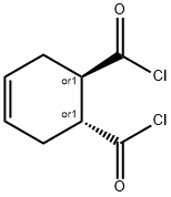 4-Cyclohexene-1,2-dicarbonyl dichloride, trans- (9CI) Struktur