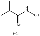 PropaniMidaMide, N-hydroxy-2-Methyl- (hydrochloride) (1:1) Structure