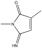 2H-Pyrrol-2-one,1,5-dihydro-5-imino-1,3-dimethyl-(9CI) Struktur
