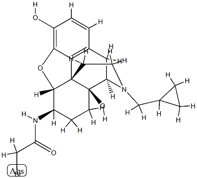 6-bromoacetamido-6-desoxynaltrexone Structure
