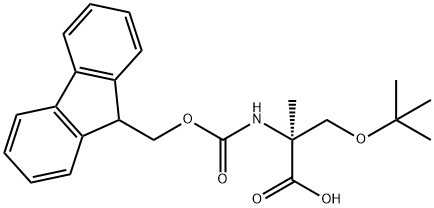 FMoc-α-Me-Ser(tBu)-OH Structure