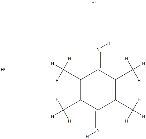 2,5-Cyclohexadiene-1,4-diimine,  2,3,5,6-tetramethyl-,  conjugate  diacid  (9CI) 结构式