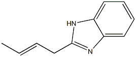 1H-Benzimidazole,2-(2-butenyl)-(9CI) Structure
