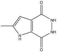 1H-Pyrrolo[2,3-d]pyridazine-4,7-dione,5,6-dihydro-2-methyl-(9CI) 结构式