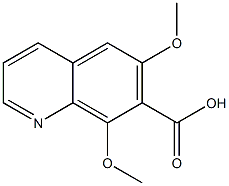 7-Quinolinecarboxylicacid,6,8-dimethoxy-(7CI,9CI) Structure