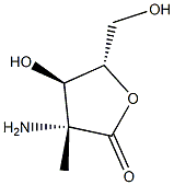 L-Arabinonicacid,2-amino-2-deoxy-2-C-methyl-,gamma-lactone(9CI) 结构式