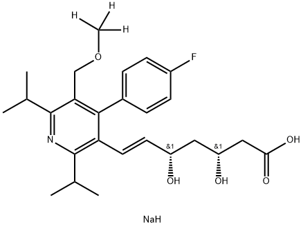 头孢伐他汀-D3，钠盐, 916314-45-9, 结构式