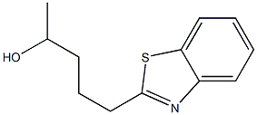 2-Benzothiazolebutanol,alpha-methyl-(7CI) 化学構造式