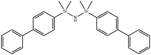 1,3-BIS(4-BIPHENYL)-1,1,3,3-TETRAMETHYLDISILAZANE, 95% Struktur