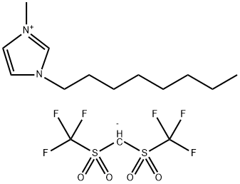 1-辛基-3-甲基-1H-咪唑双(三氟甲磺酰基)亚甲盐,916729-96-9,结构式