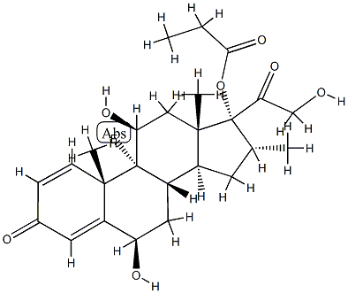 6-hydroxydexamethasone 17-propionate Struktur