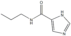 1H-Imidazole-4-carboxamide,N-propyl-(9CI) Structure