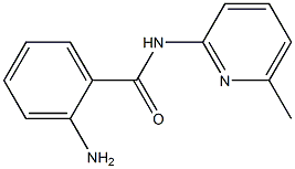 2-氨基-N-(6-甲基吡啶-2-基)苯甲酰胺,91768-26-2,结构式