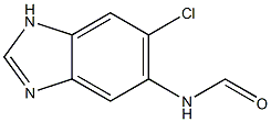 Formamide, N-[6(or 5)-chloro-5(or 6)-benzimidazolyl]- (7CI) Struktur
