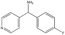 (4-氟苯基)(吡啶-4-基)甲胺, 917746-83-9, 结构式