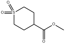 2H-Thiopyran-4-carboxylic acid, tetrahydro-, Methyl ester, 1,1-dioxide,917807-18-2,结构式