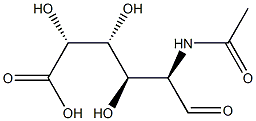 N-acetylaltrosaminouronic acid Structure