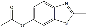 6-Benzothiazolol,2-methyl-,acetate(6CI,7CI) 结构式