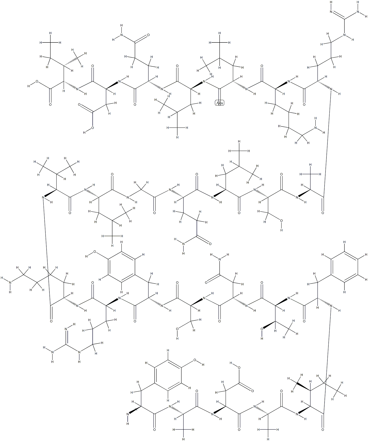 somatotropin releasing hormone (1-26)amide 结构式