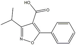 4-Isoxazolecarboxylicacid,3-isopropyl-5-phenyl-(7CI) 结构式