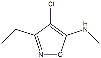 5-Isoxazolamine,4-chloro-3-ethyl-N-methyl-(9CI) Structure