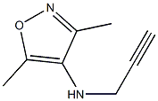 4-Isoxazolamine,3,5-dimethyl-N-2-propynyl-(9CI) Structure