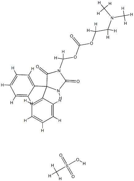 3-(hydroxymethyl)phenytoin N,N-dimethylaminoethyl carbonate|