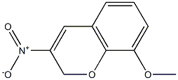 8-METHOXY-3-NITRO-2H-CHROMENE) 结构式