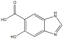 5(Or6)-Benzimidazolecarboxylicacid,6(or5)-hydroxy-(7CI) Structure