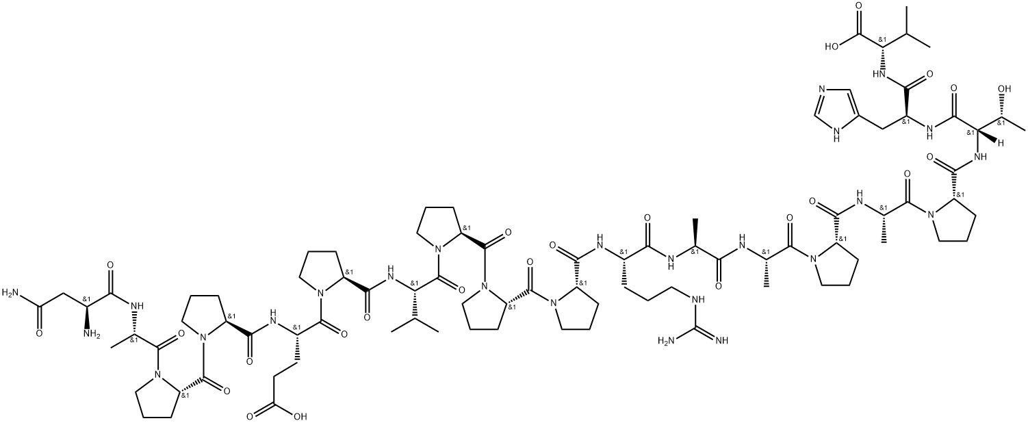 NEUROENDOCRINE REGULATORY PEPTIDE-4, 922704-18-5, 结构式