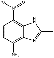 Benzimidazole, 4(or 7)-amino-2-methyl-7(or 4)-nitro- (7CI) 结构式