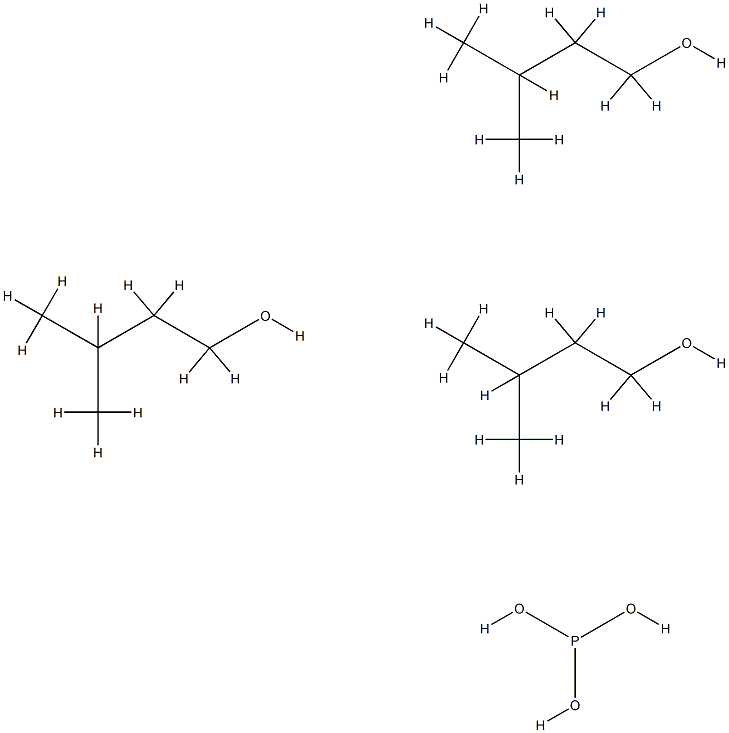 1-Butanol, 3-methyl-, phosphite (3:1) 化学構造式
