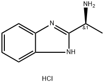 (S)-(-)-2-(a-methylmethanamine)-1H-benzimidazole Struktur