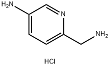 6-(氨基甲基)吡啶-3-胺二盐酸 结构式
