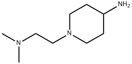 1-[2-(ジメチルアミノ)エチル]-4-ピペリジンアミン 化学構造式