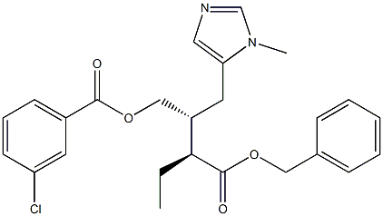 92622-09-8 (αS,βR)-α-Ethyl-β-[[(3-chlorobenzoyl)oxy]methyl]-1-methyl-1H-imidazole-5-butanoic acid benzyl ester