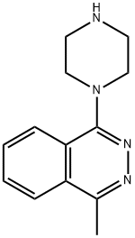 1-甲基-4-(哌嗪-1-基)酞嗪 结构式