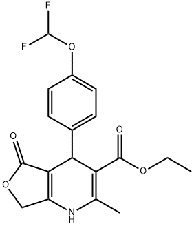 ethyl 5-[4-(difluoromethoxy)phenyl]-3-methyl-7-oxo-8-oxa-2-azabicyclo[ 4.3.0]nona-3,10-diene-4-carboxylate|化合物 T30823