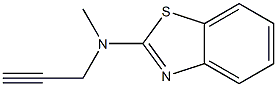 2-Benzothiazolamine,N-methyl-N-2-propynyl-(9CI) Structure