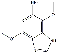 Benzimidazole, 5(or 6)-amino-4,7-dimethoxy- (7CI) Structure
