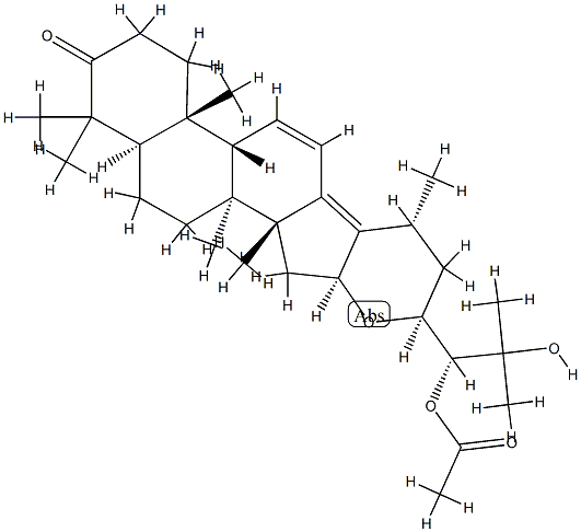 泽泻醇O 结构式