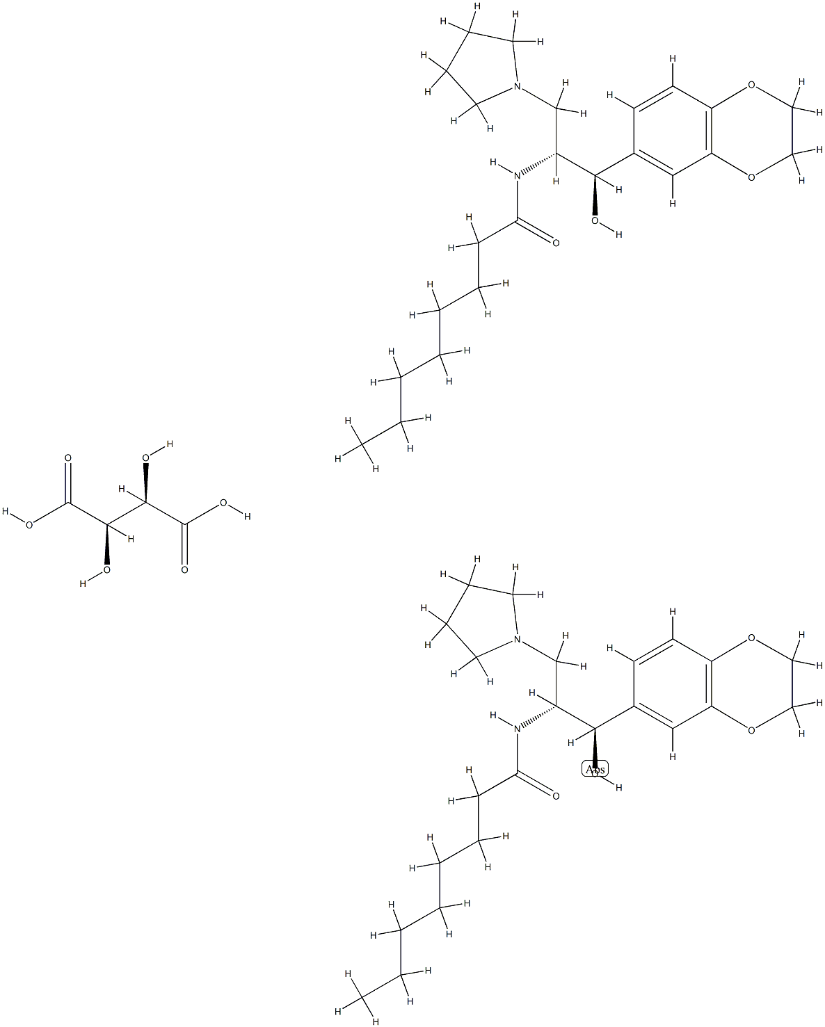 Eliglustat (Tartrate) Struktur