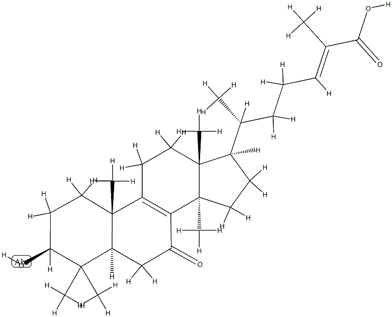 7-Oxo-ganoderic acid Z Structure
