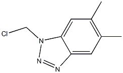 1H-Benzotriazole,1-(chloromethyl)-5,6-dimethyl-(9CI) Structure