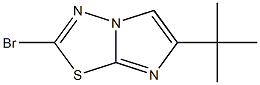 2-溴-6-(叔丁基)咪唑并[2,1-B][1,3,4]噻二唑 结构式