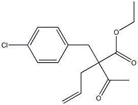 Benzenepropanoic acid, α-acetyl-4-chloro-α-2-propen-1-yl-, ethyl ester|2-乙酰基-2-(4-氯苄基)戊-4-烯酸乙酯